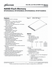 DataSheet MT29F8G08BAA pdf